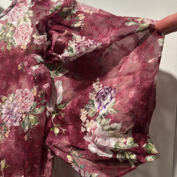 LOVESHACKFANCY cats mini silk blend floral dress - Picture 8 of 8